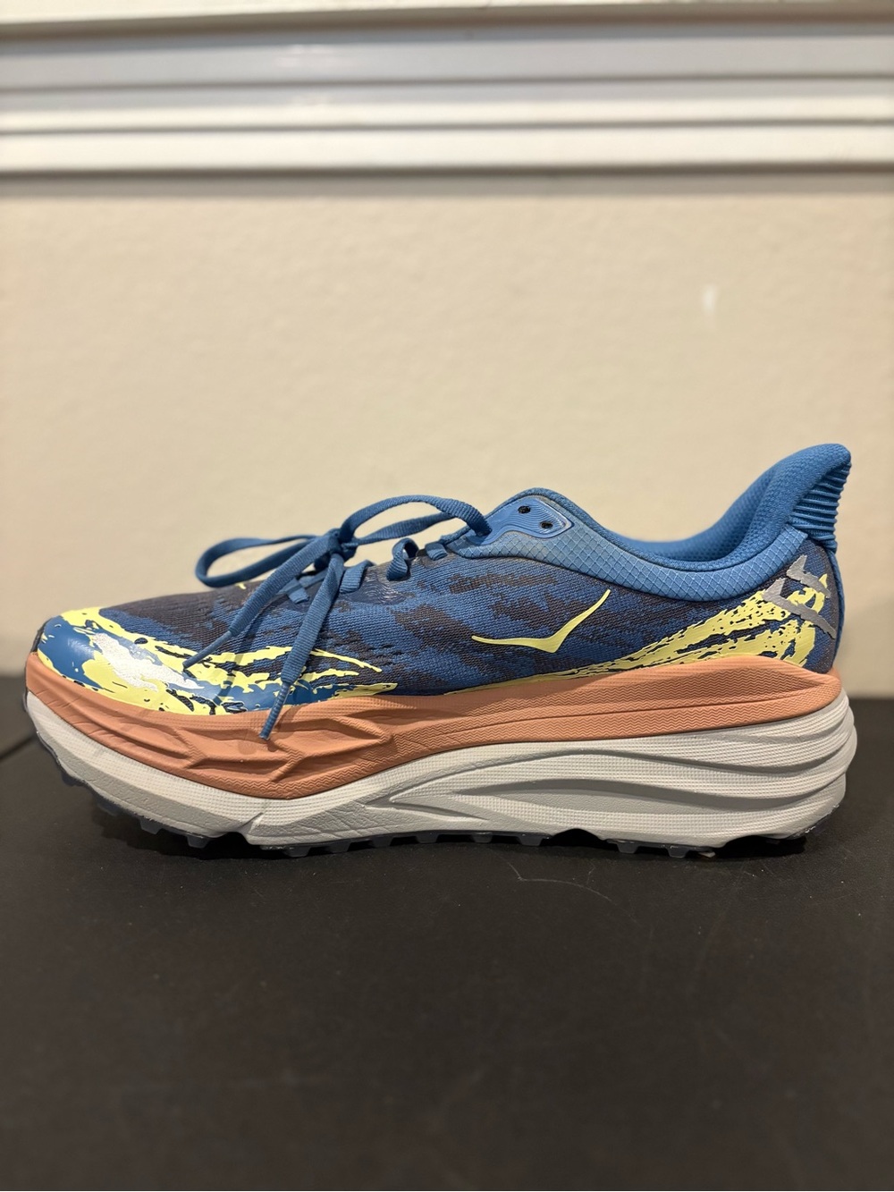 HOKA Stinson 7 ATR Men's Size 11.5 D Max Cushioned Trail Running Blue Shoes - Picture 6 of 10
